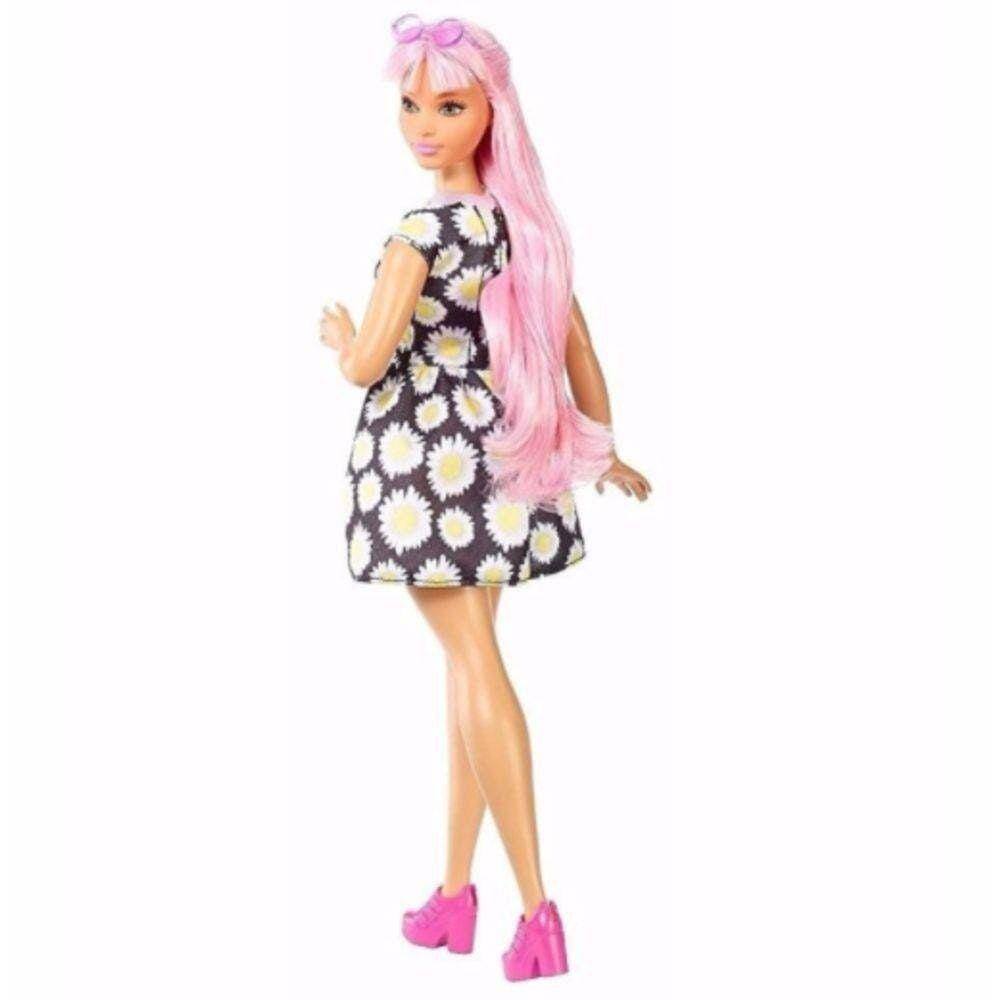 Boneca Barbie Fashionista - 119 Vestido Camisa Rosa