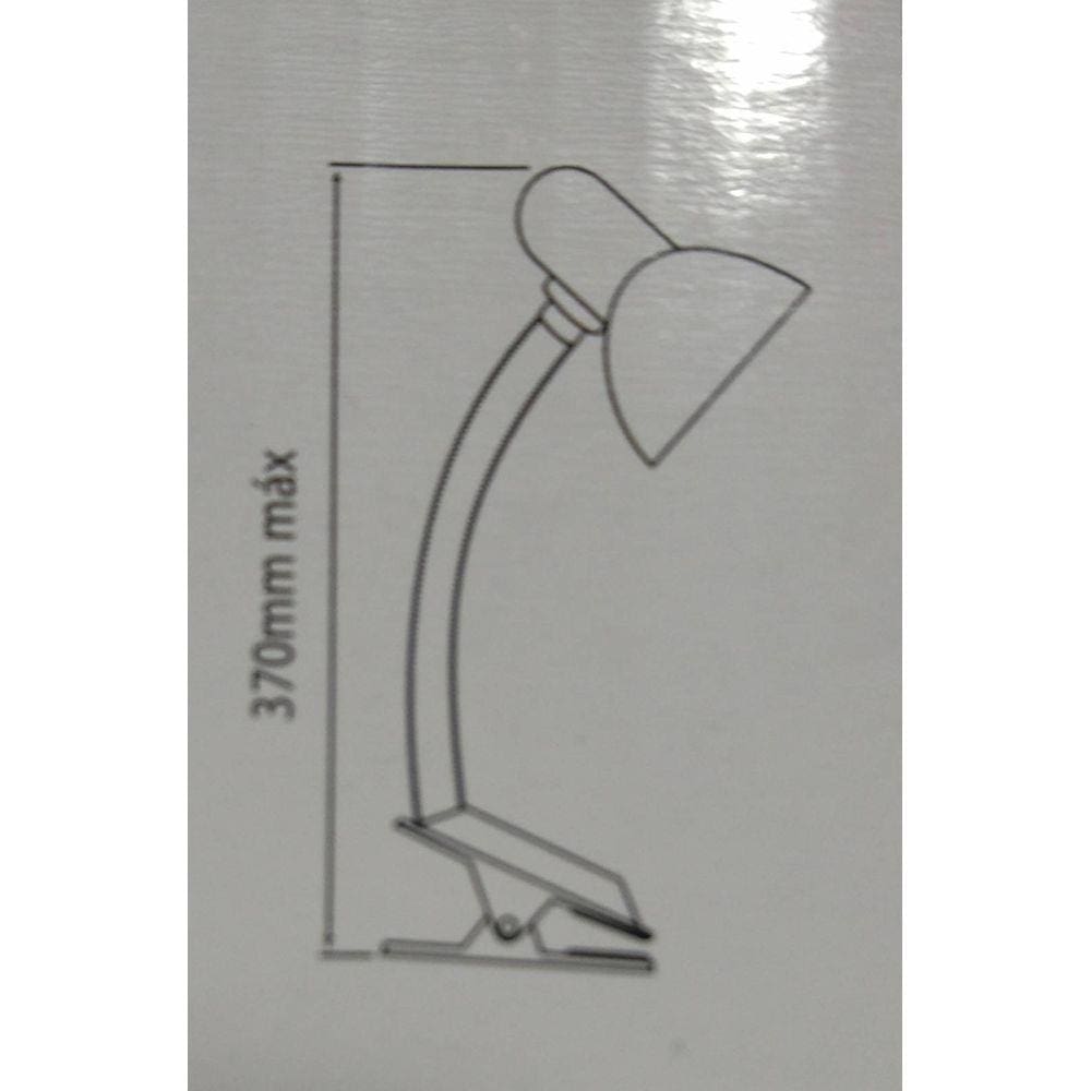 Luminária De Mesa Viking Presilha Preto