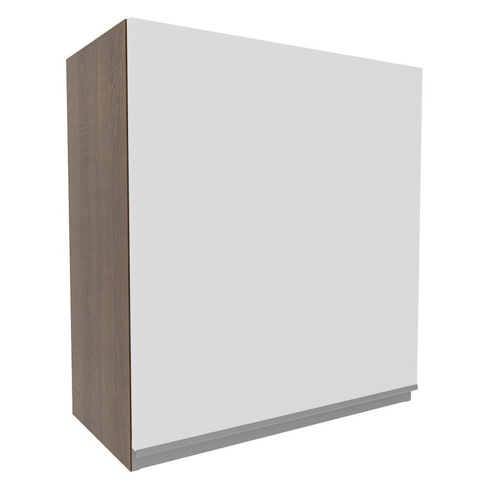 Armário Aéreo Madesa Glamy 60 cm 1 Porta - Rustic/Branco