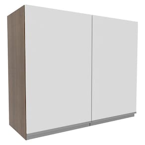 Armário Aéreo Madesa Glamy 80 cm 2 Portas - Rustic/Branco