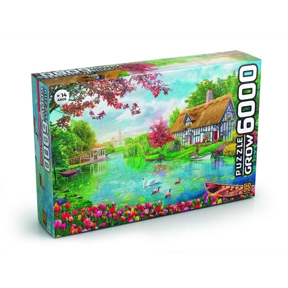 Quebra-Cabeça Puzzle 6.000 Peças Recanto das Flores