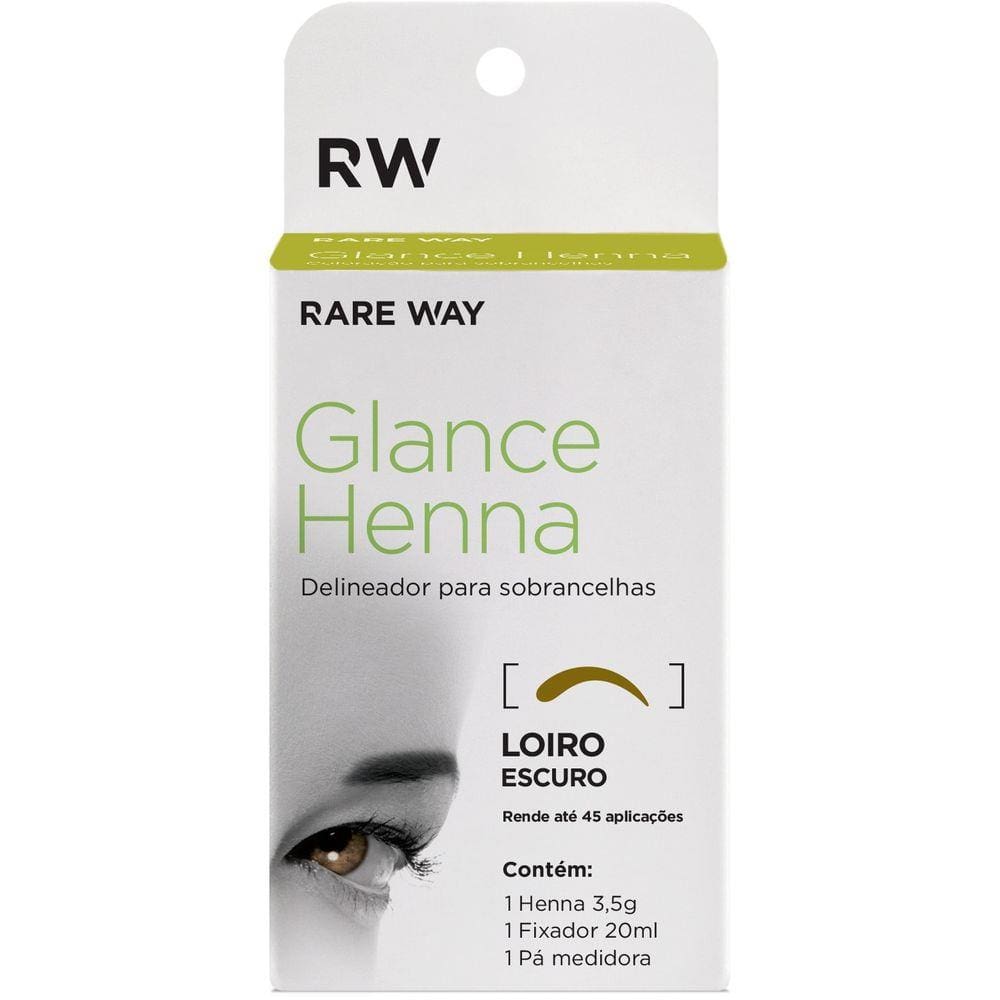 Glance Henna Loiro Escuro Delineador Sobrancelha