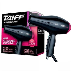 Secador De Cabelo Taiff Titanium Colors Rosa 2100W - 110V