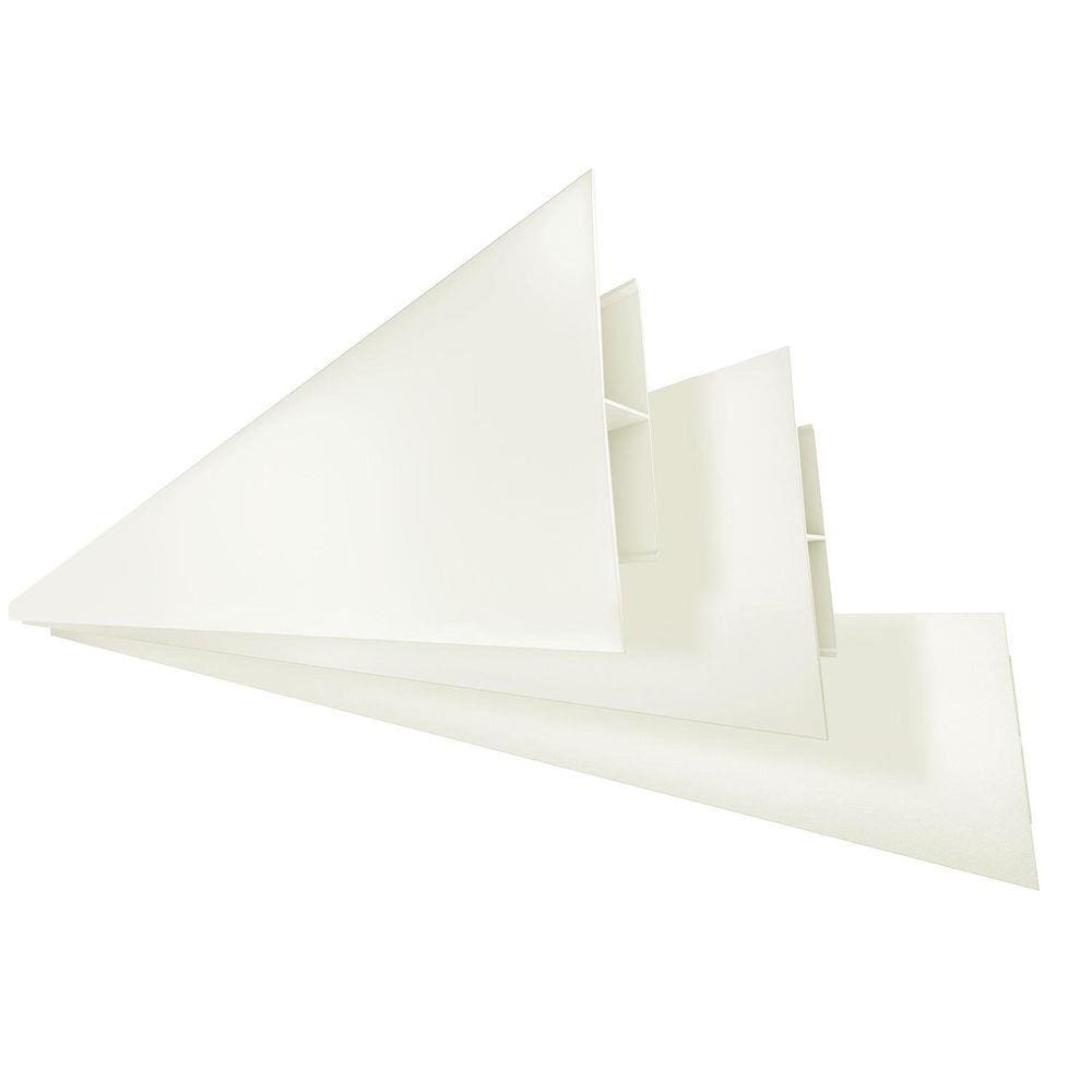 Emenda Rígida Polifort Perfil H 8mm x 6cm x 6,00m Barra Branco
