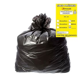 Saco para Lixo Leve 20 Litros Preto 100un Itaquiti