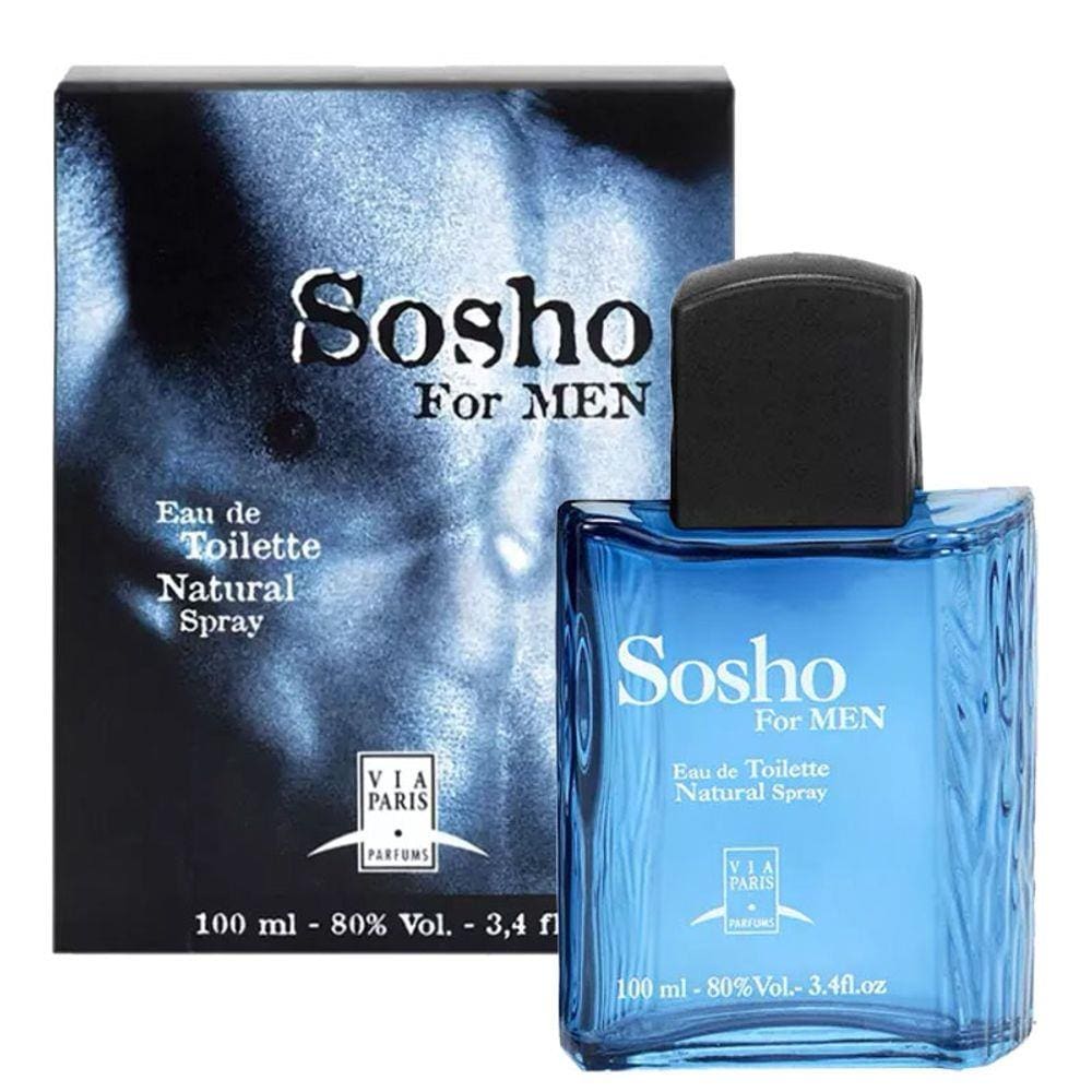 Sosho For Men Via Paris Masculino Eau de Toilette 100ml