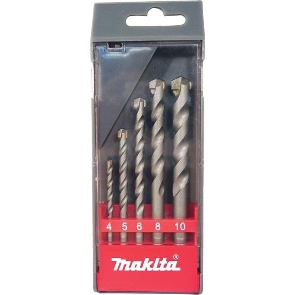 Jogo De Brocas Makita Para Widea 4/5/6/8/10Mm Parede