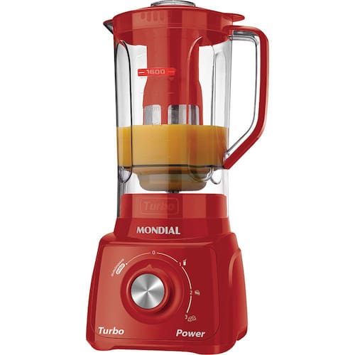 imagem-Liquidificador Mondial com Filtro L-99-FR 500W 2,2L Vermelho 127V