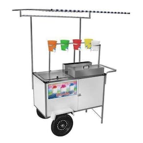 Carrinho de Raspadinha com Rodas Pneumáticas e Toldo - Cefaz