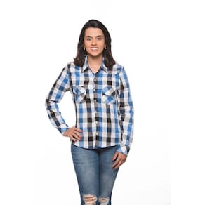 Camisa Xadrez Feminina - 555