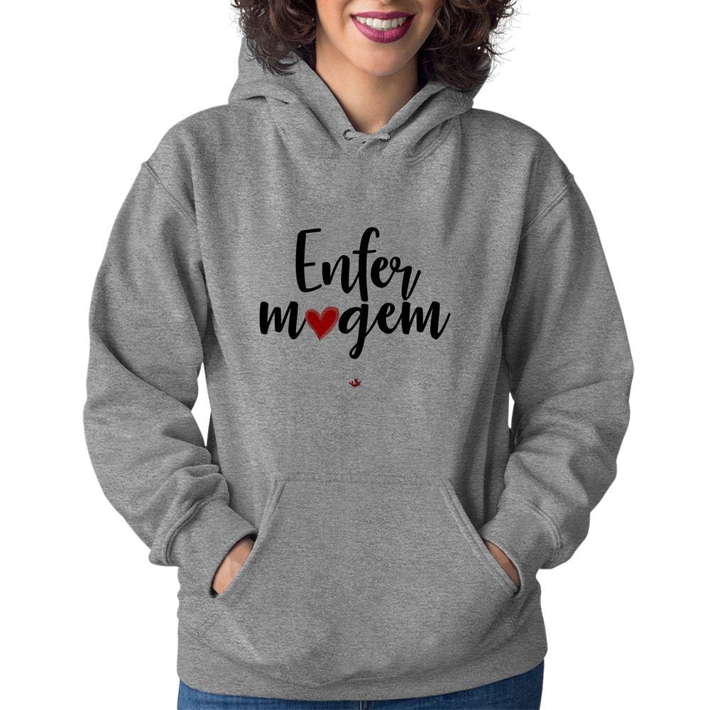 Moletom Feminino Enfermagem por amor
