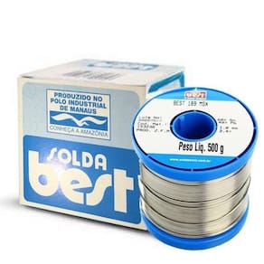 Rolo Carretel Solda Best 500G 1Mm 60X40 Azul