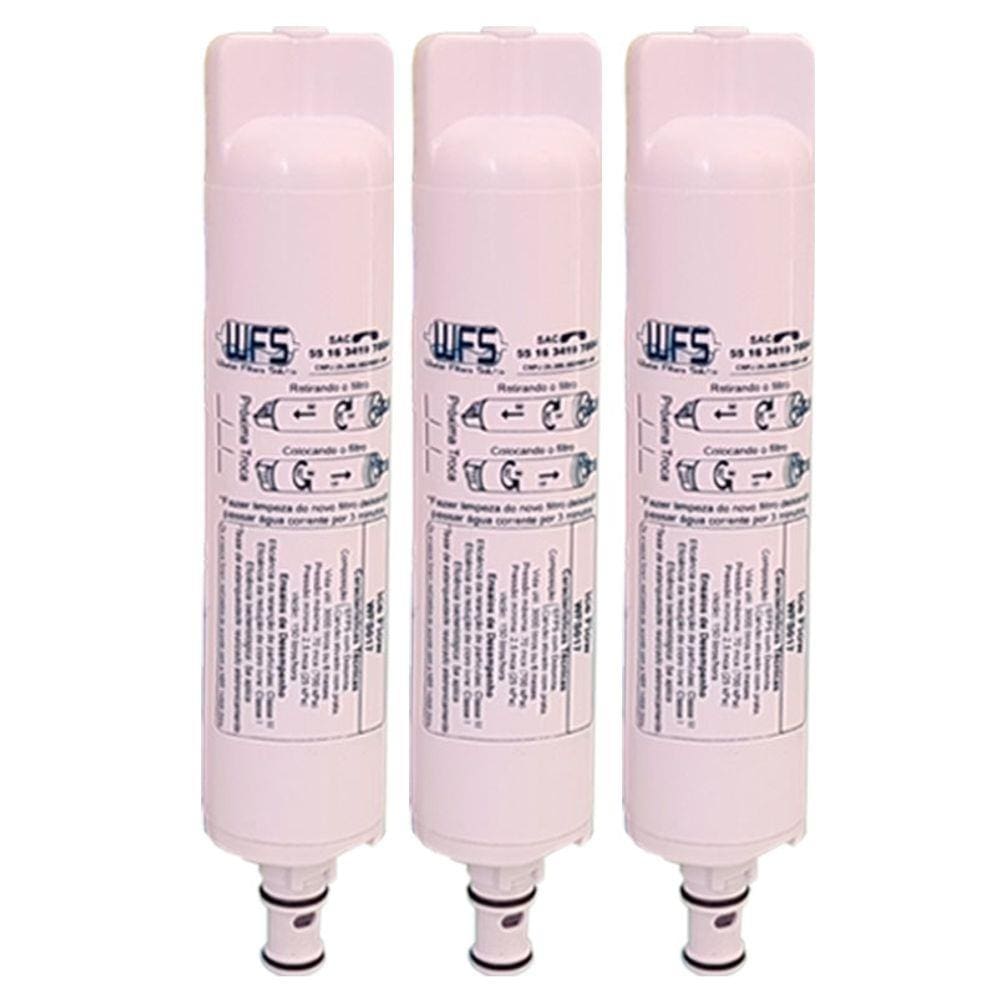 Kit 3 Filtro Refil Para Purificador de Água Consul Bem Estar e Facilite (todos)