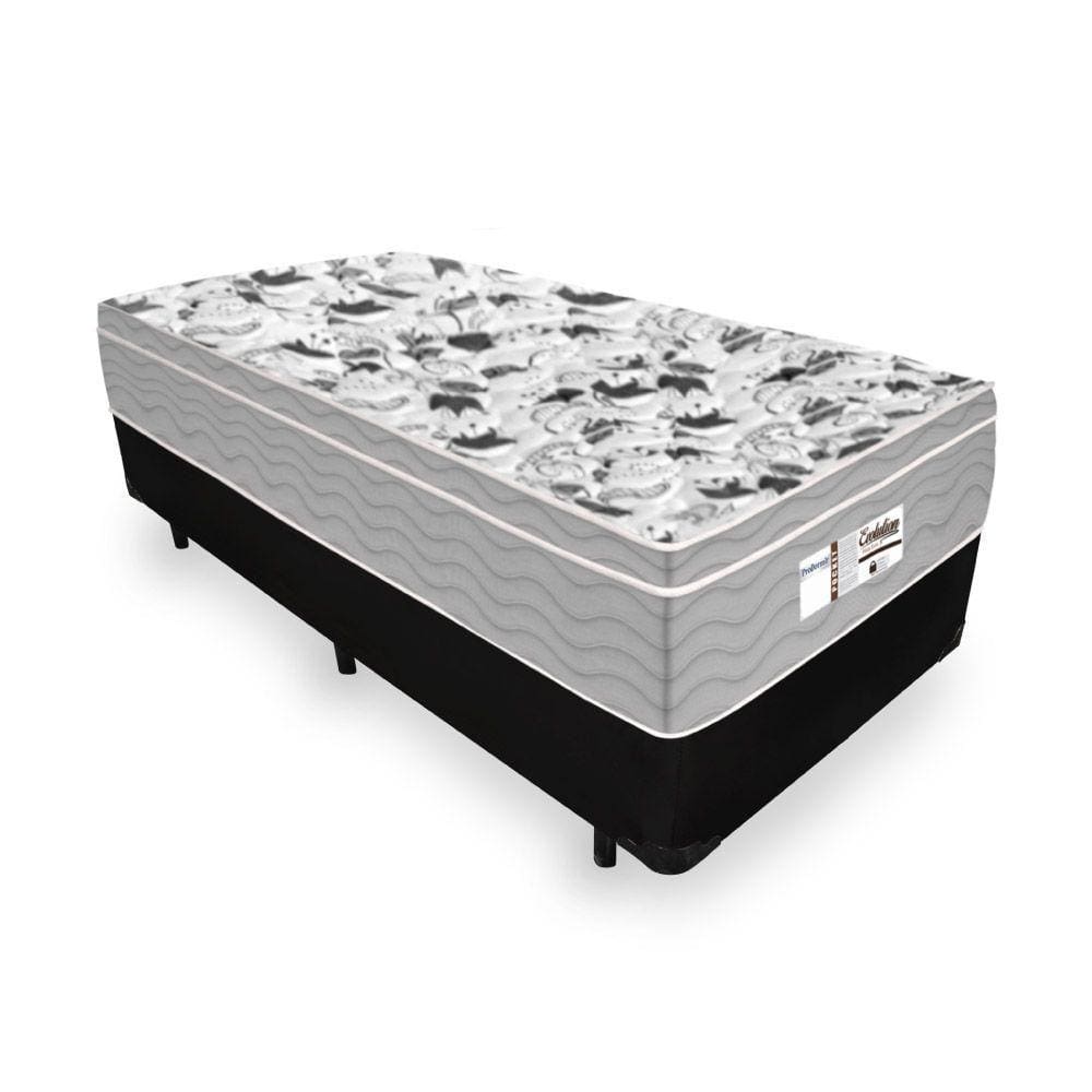 Cama Box Solteiro + Colchão De Molas Ensacadas - Probel - Evolution 88x188x67cm