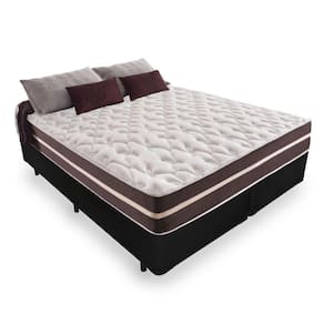 Cama Box Queen + Colchão De Molas - Anjos - Classic Superlastic - 158X198X57cm