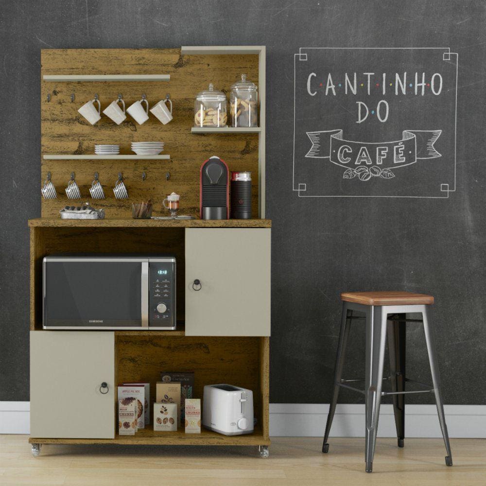 Armário Cantinho do Café com 2 Portas Aconchego Patrimar