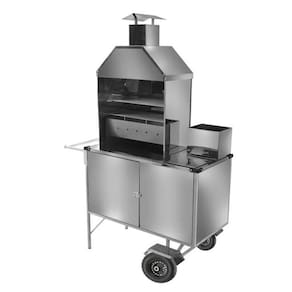 Carrinho De Churrasco Estendido Luxo Rodas Pneumáticas Le06p Cefaz