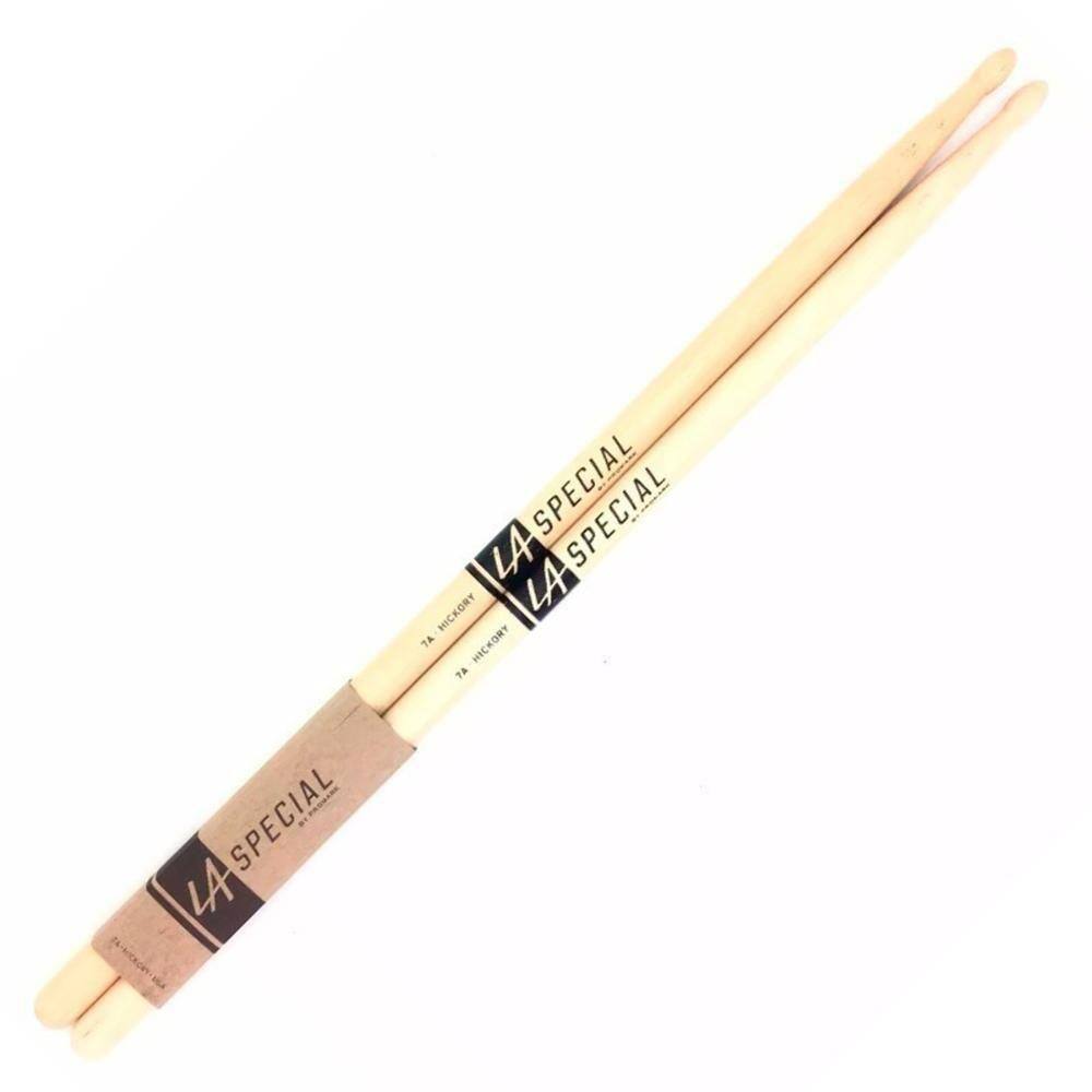 Baqueta Pro Mark 7A Ponta de Madeira LA7AW La Special Hickory