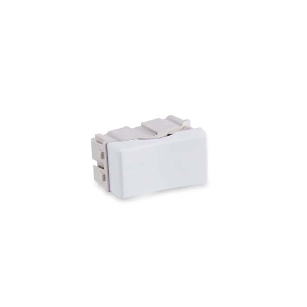 Módulo Interruptor Simples Branco Force Line