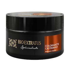 Máscara Colorante Castanho Bio Extratus 2 Min. Mágicos 120g
