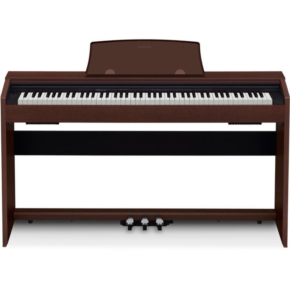 Piano Digital Privia Casio PX-770 BN Marrom com Estante