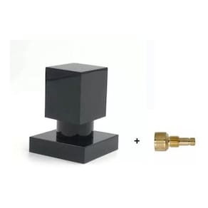 Acabamento Para Registro Quadrado 3/4 Metal Preto Fabrimar