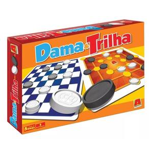 Jogo de Damas e Trilha Junges Branco