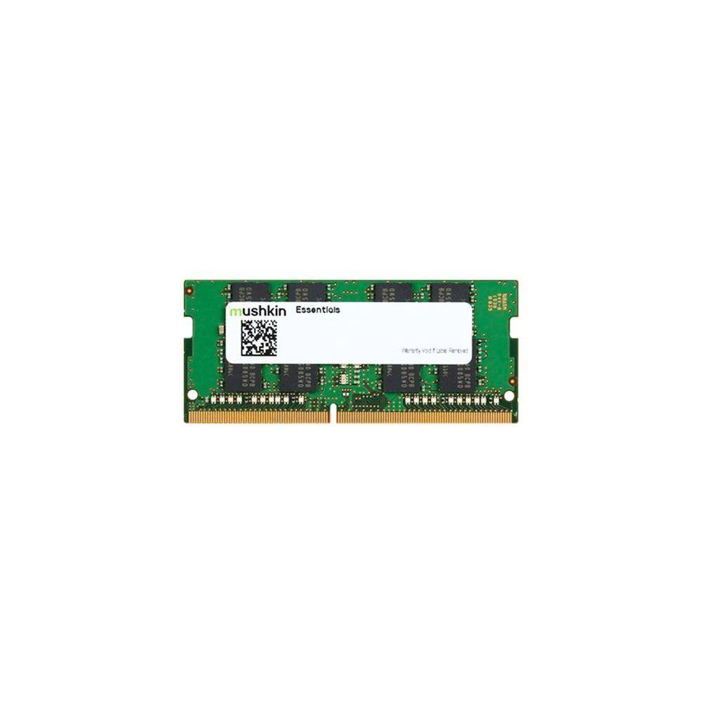 Memória SODIMM 8GB DDR4 2666MHz Mushkin Essentials - para Notebook - Low Voltage 1.2V - MES4S266KF8G
