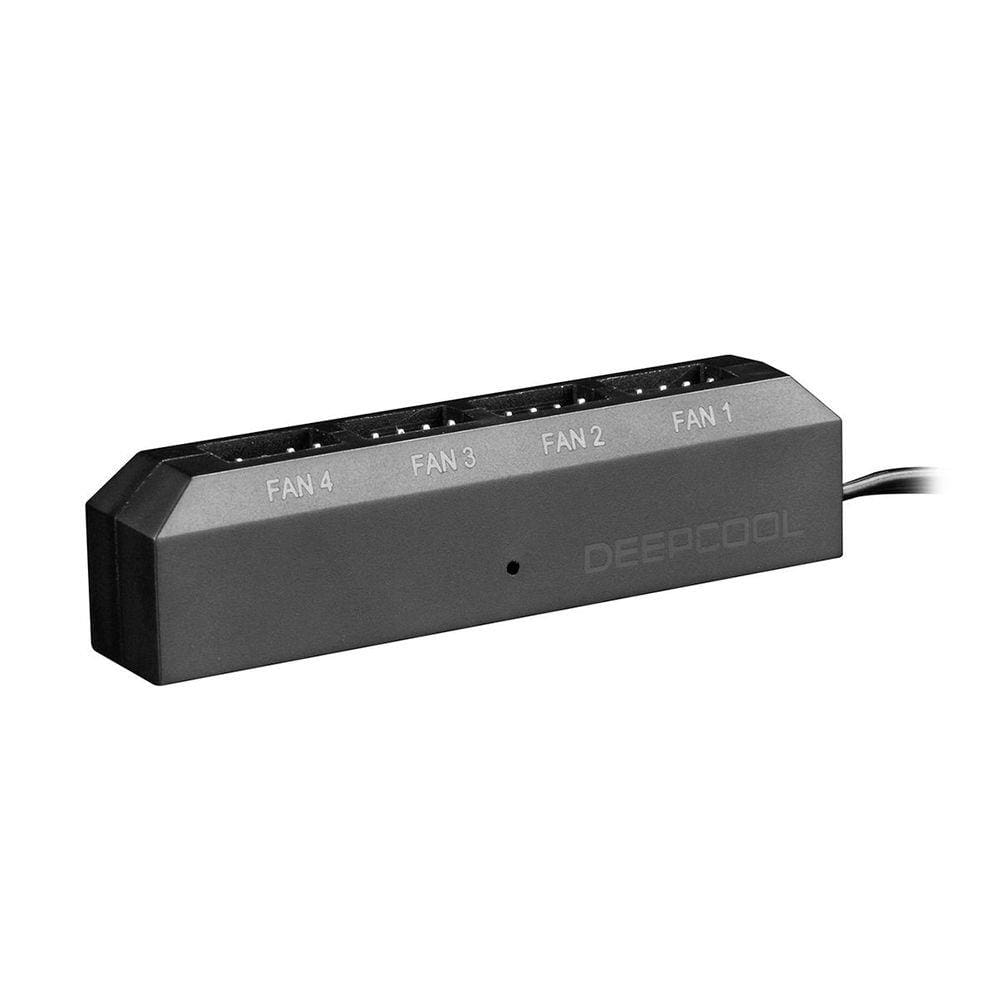 Controlador de Fan DeepCool - com Função PWM - com 4 saídas de 3 e 4 Pinos - DP-F04PWM-HUB