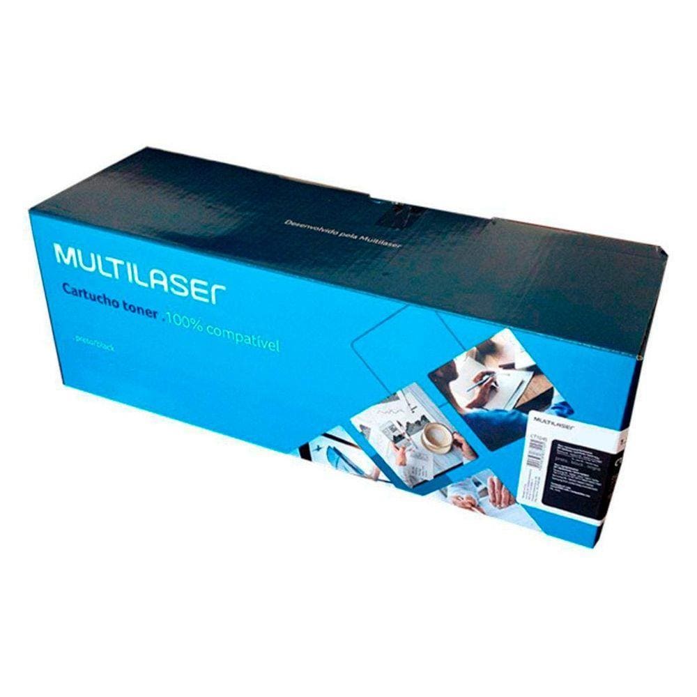 Toner Samsung MLT-D101S Preto - Multilaser CT009 - para ML-2160/2161/2162/2164/2165/2165W/2167/2168/2168W/SCX-3400/3405/3405-F/3405FW/3407/SF-760P