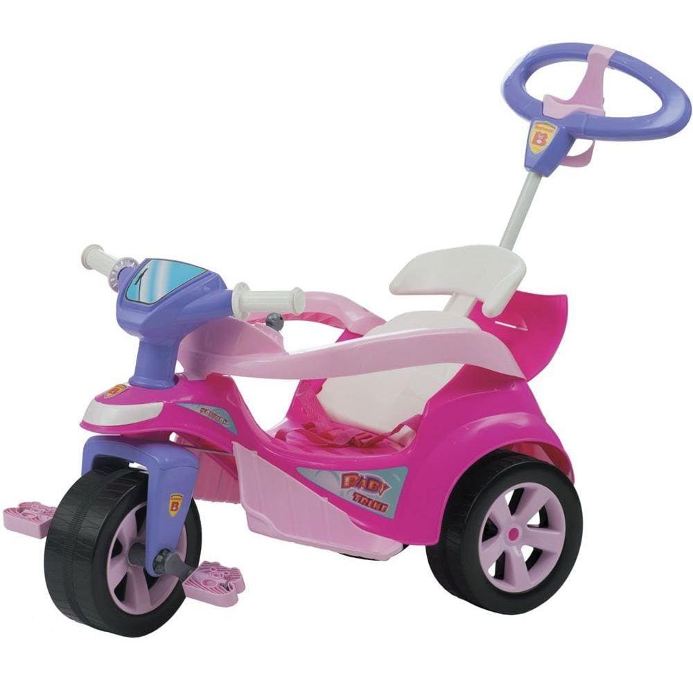 Tricículo Baby Trike Evolution Rosa Biemme