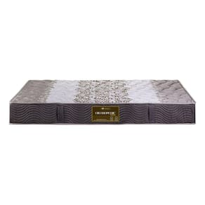 Colchão Solteiro 18cmx88cmx188cm Espuma Orthopedic Sankonfort Marrom/Bege Estampado