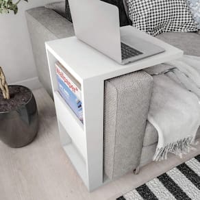 Mesa Apoio Book Líder Design Caemmun Branco
