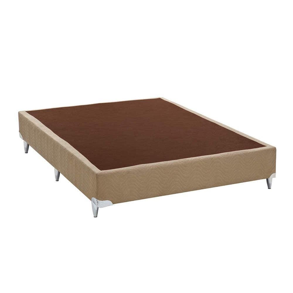 Base Box Casal 30cmx138cmx188cm Ortobom Bege