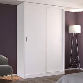 Guarda Roupa Solteiro 2 Portas de Correr 2 Gavetas MDF MM771