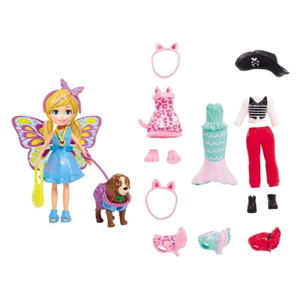 Polly Pocket Boneca Caminhão de Sorvetes, HHX77, Multicor 