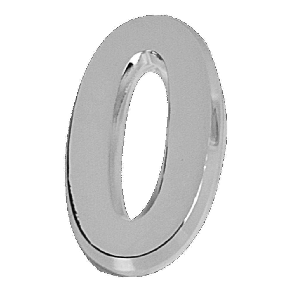 Número 0 De Residencia E Casa Brilhante 14cm De Altura