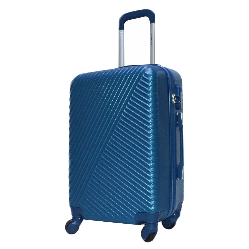 Mala Viagem Pequena ABS c/4 Rodinhas 360º Cadeado Azul Ys21037a