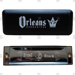 Gaita De Boca Harmônica Orleans Stone Series Diatônica Afinação C(Dó)