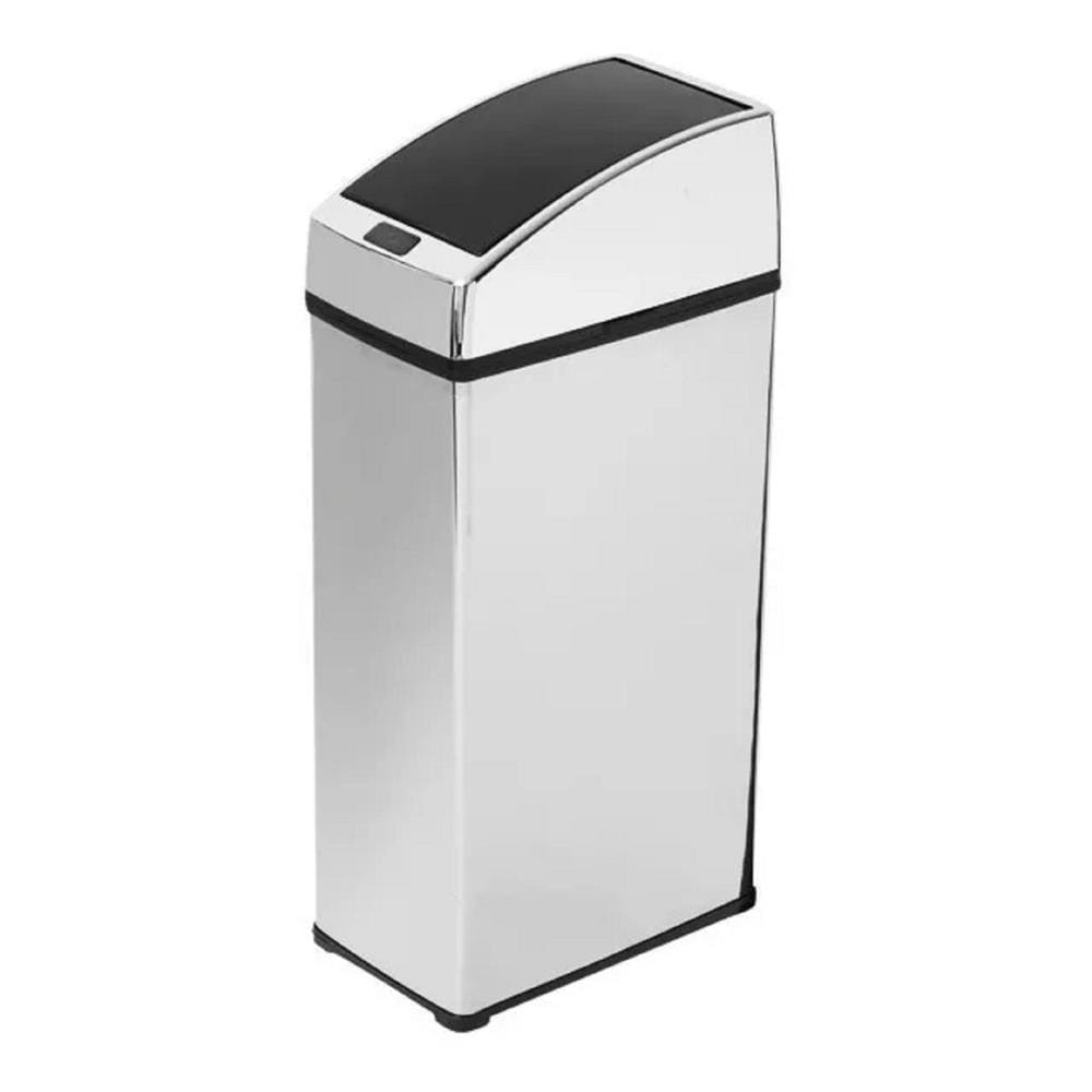 Lixeira Automática Com Sensor Inox Polido 6 Lts Litros Quadrada
