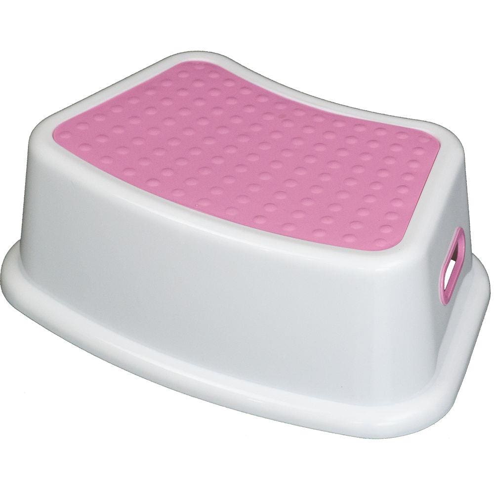 Banquinho degrau Infantil Crescidinhos Rosa Baby Style