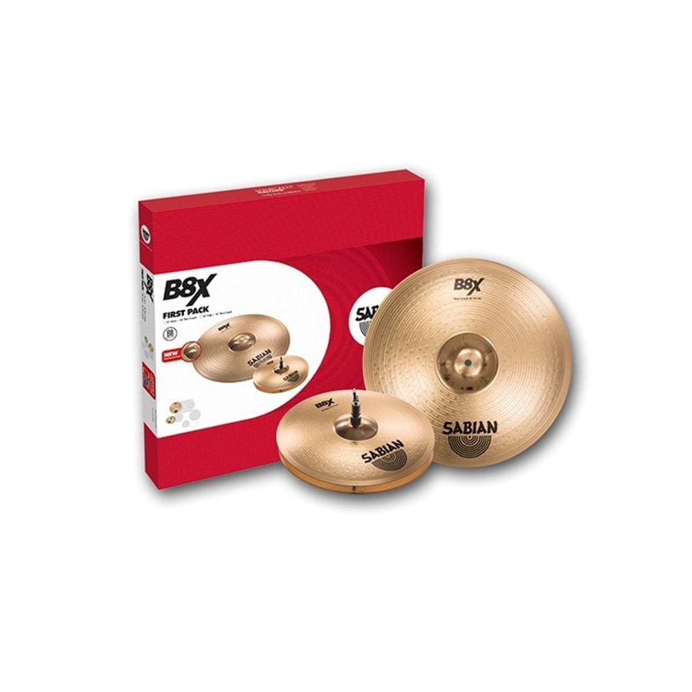 Kit de Pratos Bateria B8x First Pack Sabian