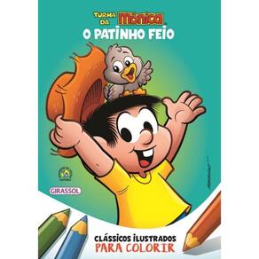 Turma Da Monica Classicos Ilustrados Para Colorir - O Patinho Feio