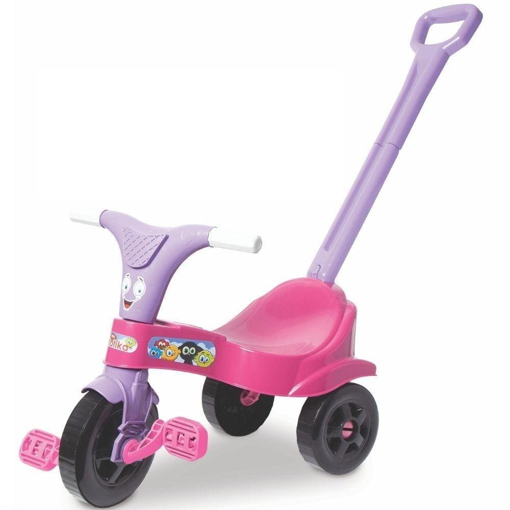 Motoca-triciclo Infantil Bandeirante Kid Cross Rosa em Promoção na