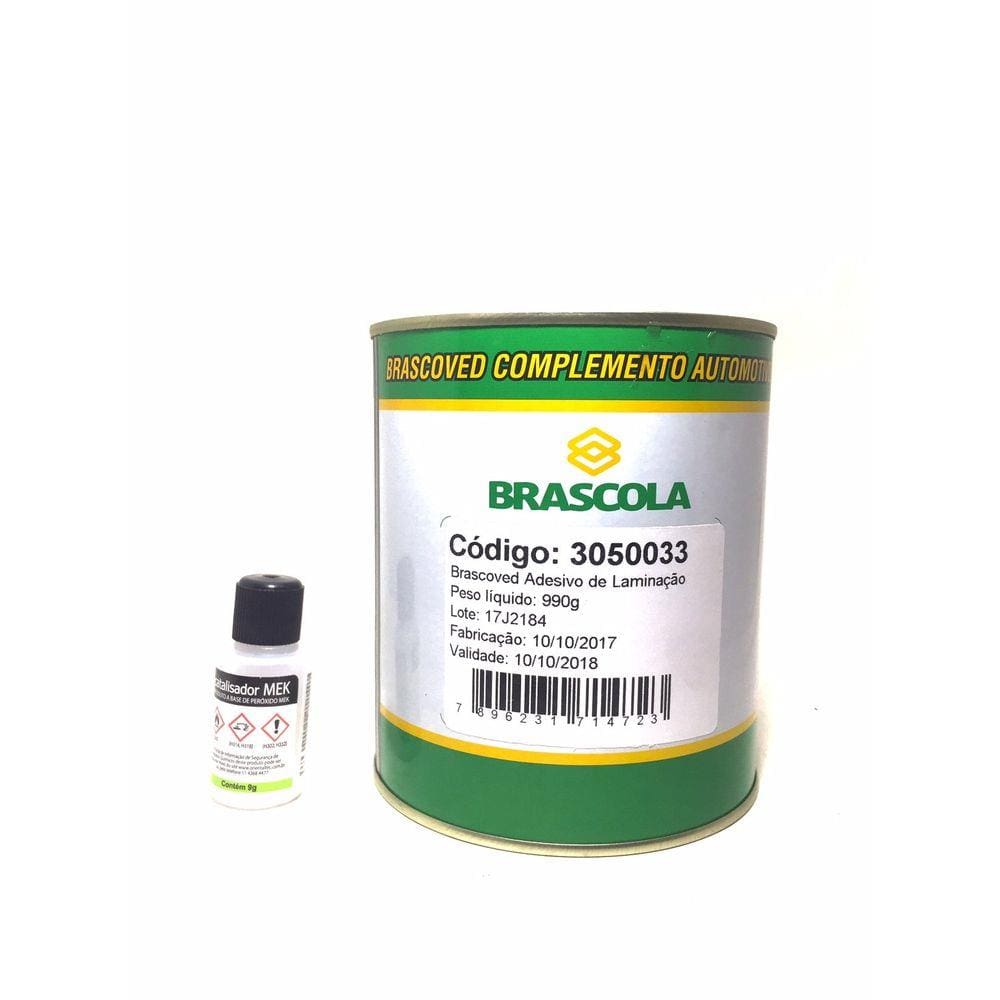 Brascoved Adesivo De Laminação 990g Brascola Automotivo