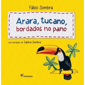 Arara, Tucano E Bordados De Pano