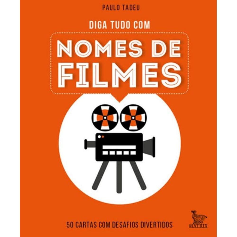 Diga Tudo Com Nomes De Filmes - 50 Cartas Com Desafios Divertidos