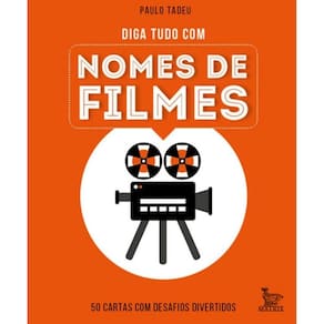 Diga Tudo Com Nomes De Filmes - 50 Cartas Com Desafios Divertidos