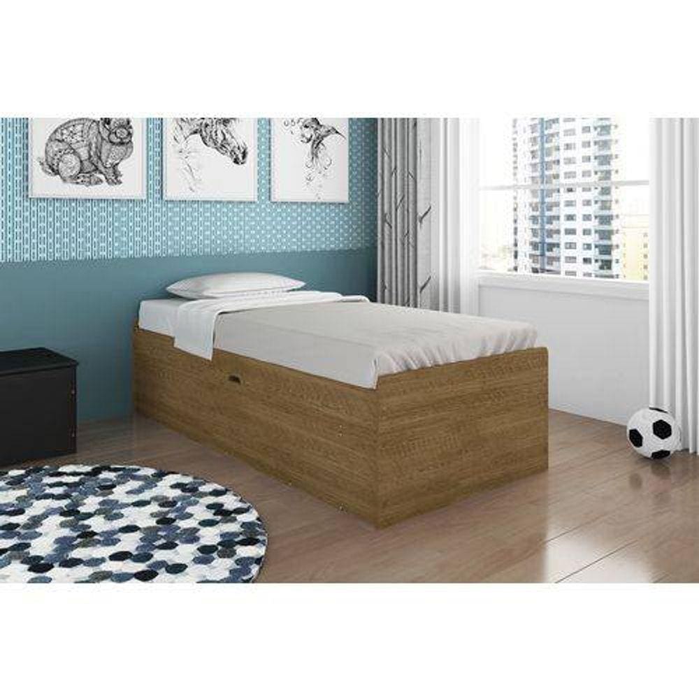 Cama Baú Camila Solteiro 0,88 Framar