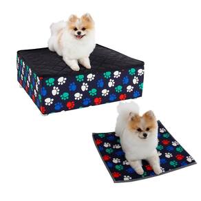 Cama Box Caminha Pet + Lençol Impermeável e Colchonete Almofada Cachorro e Gato Courvin Bf Colchões